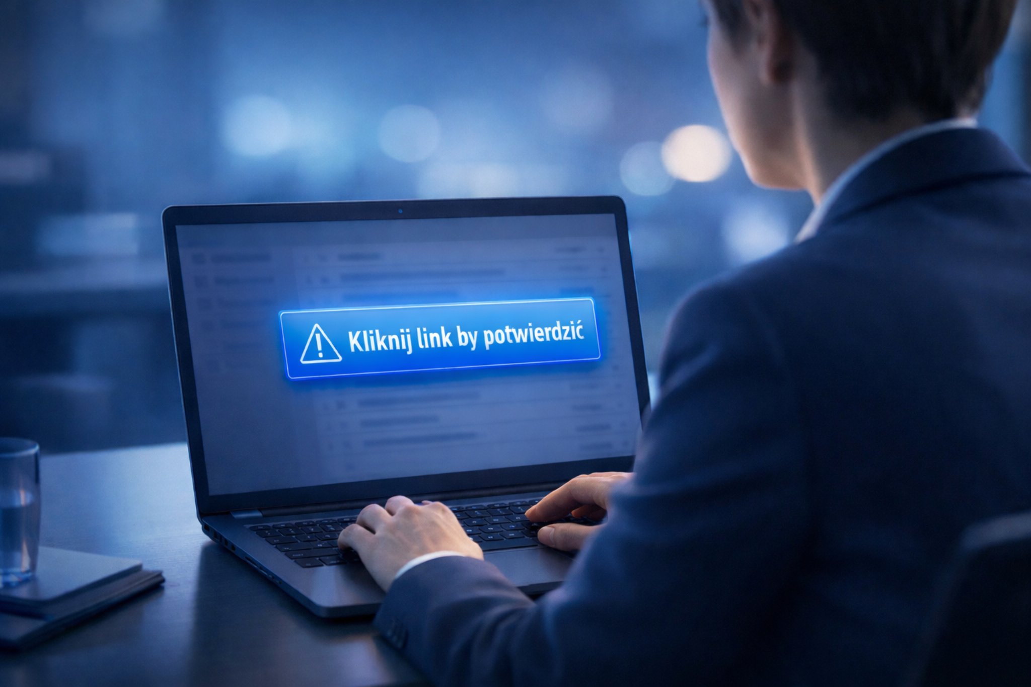 Presja czasu może prowadzić do kliknięcia w fałszywy link.