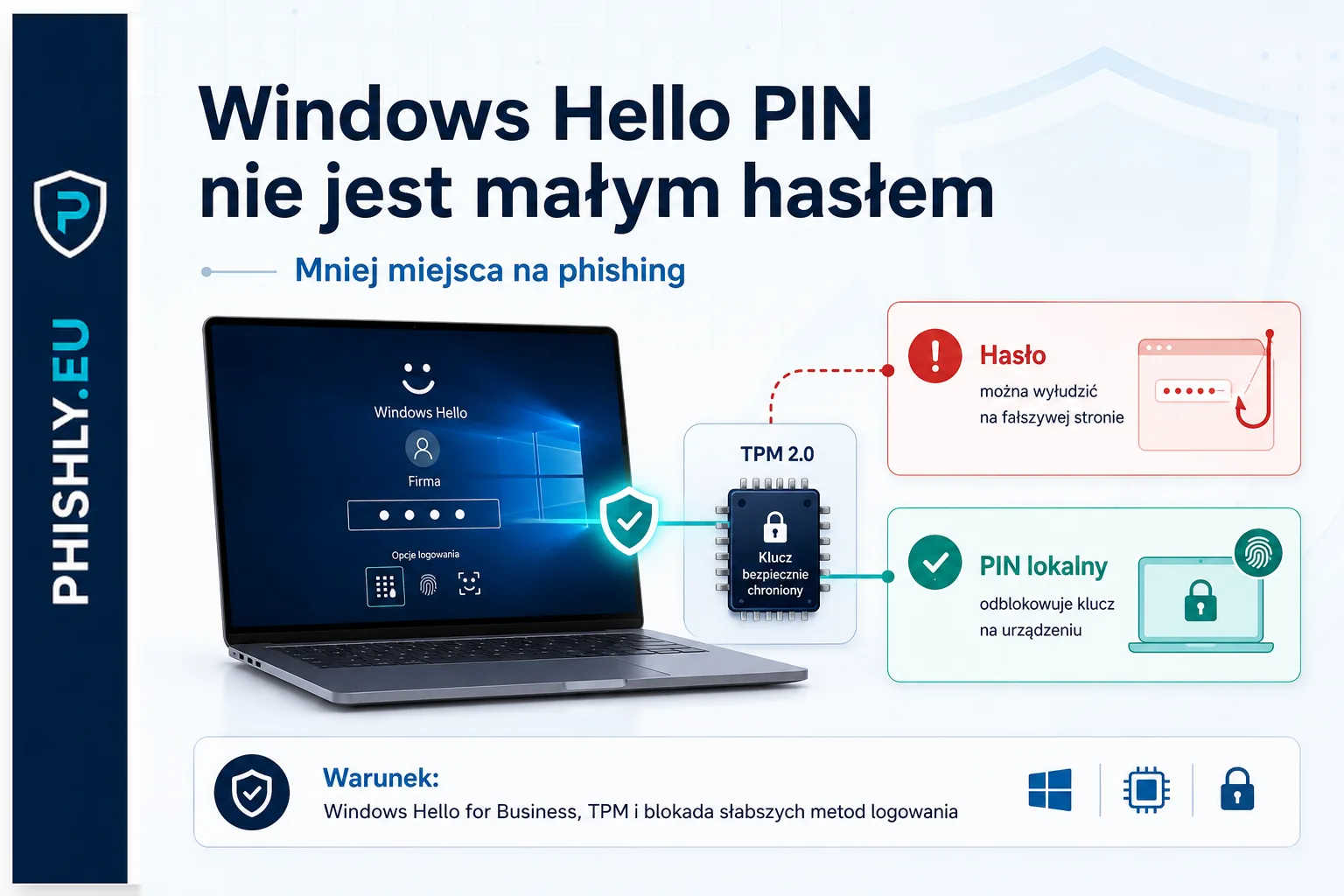 Windows Hello PIN: dlaczego nie jest małym hasłem