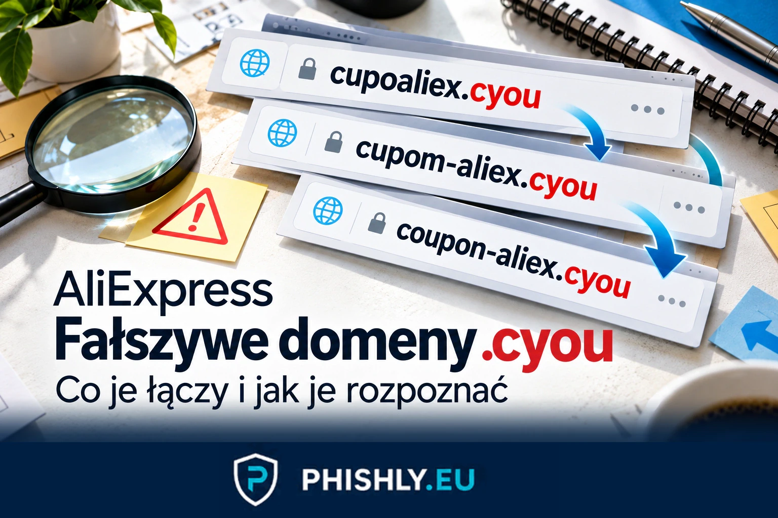 Łańcuch losowo wyglądających domen prowadzący do fałszywego sklepu internetowego i prośby o instalację rozszerzenia przeglądarki
