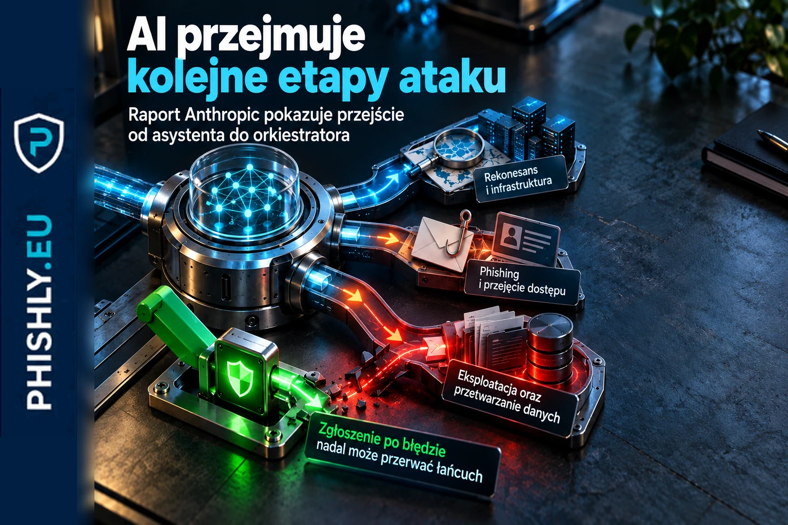 System agentów AI łączy phishing, rekonesans i kradzież danych w jeden przyspieszony łańcuch ataku