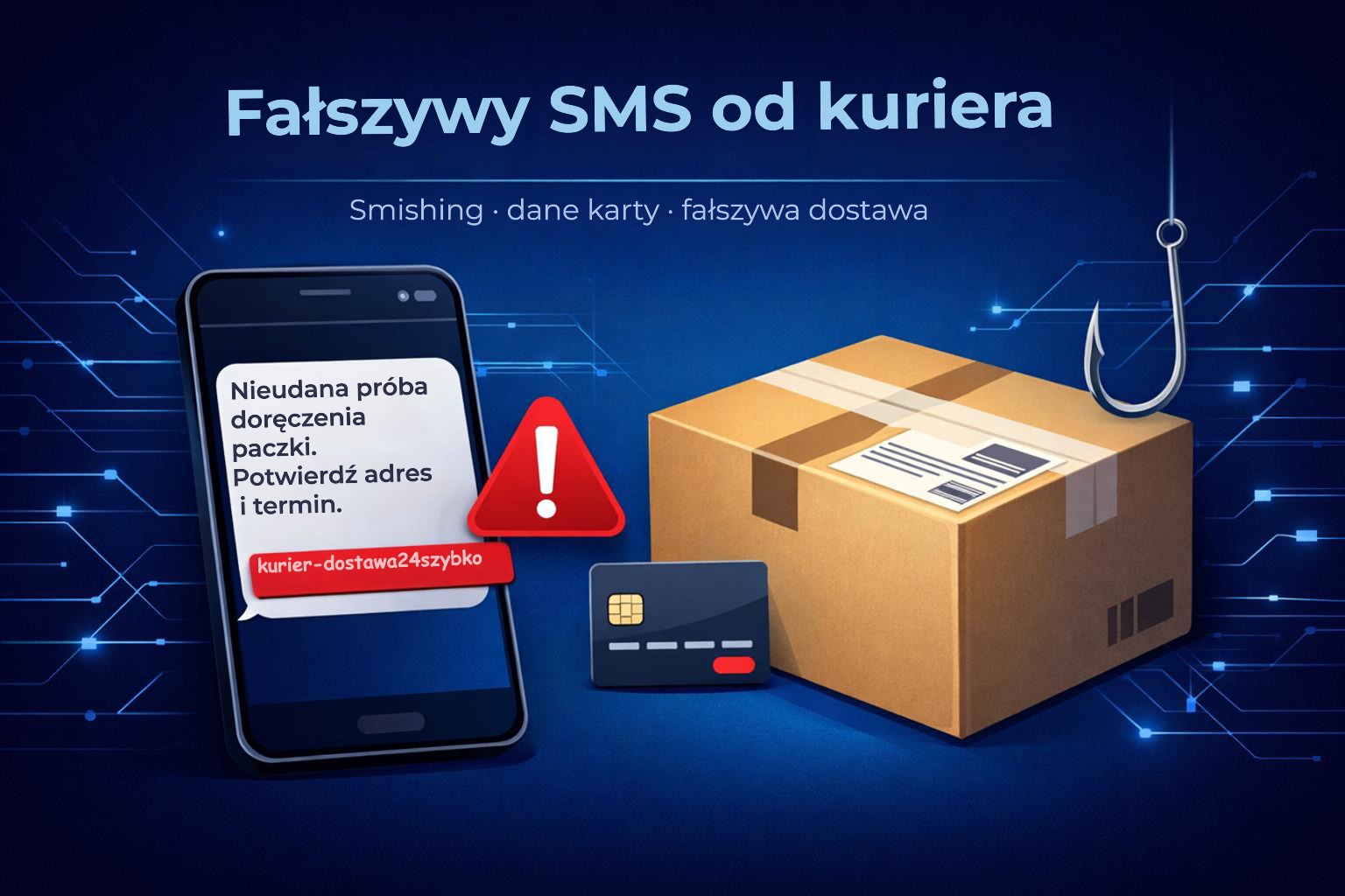 Fałszywy SMS DPD - CERT Polska ostrzega przed wyłudzeniem danych karty