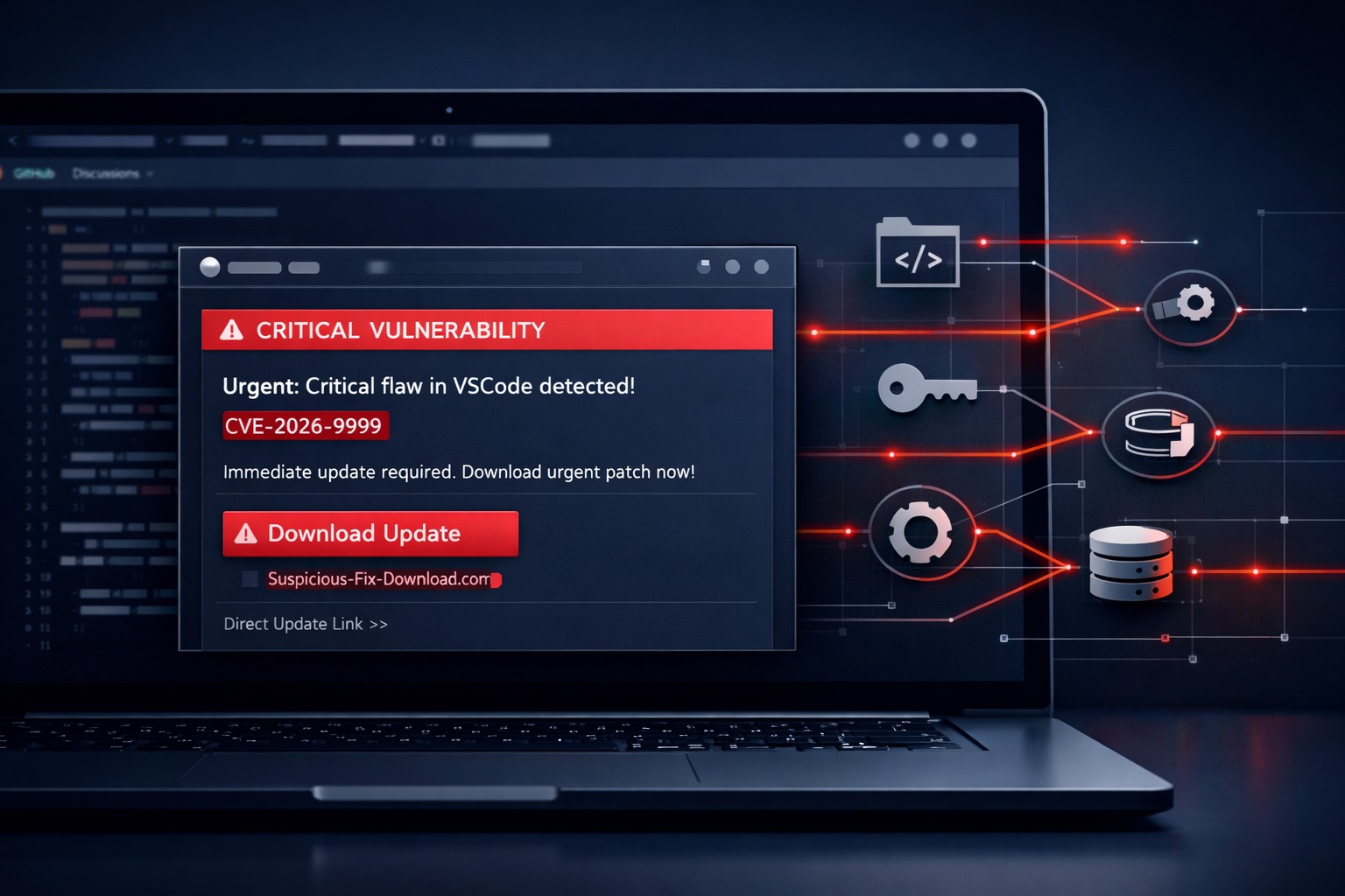 Fałszywe alerty bezpieczeństwa na GitHub. Jak działa atak na deweloperów i jak chronić firmę